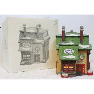 Vtg 1992 Dept 56 Heritage Village North Pole Series Elfie's Sleds & Skates 56251